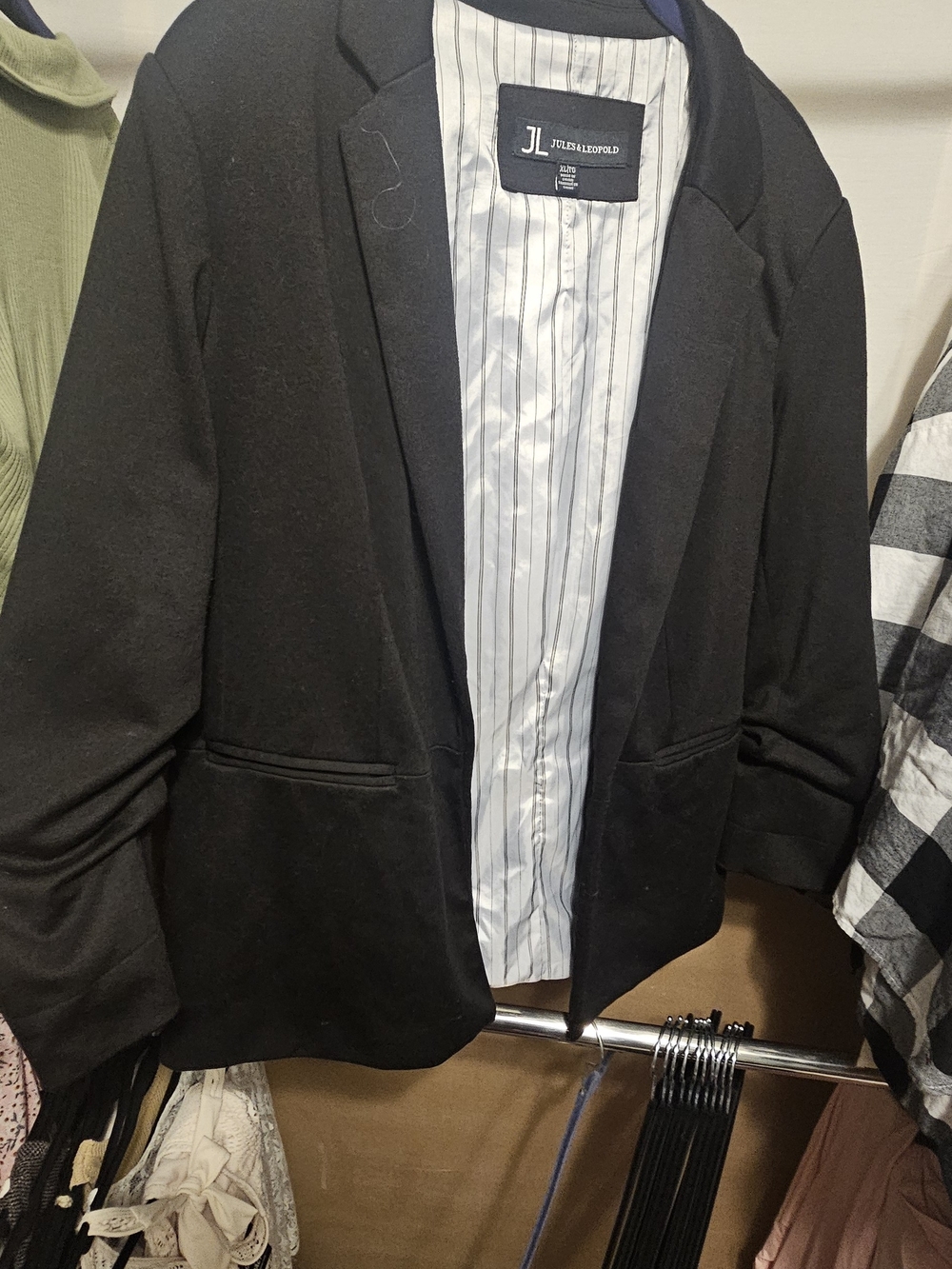 Jules & Leopold Women's Black Blazer